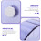 Violet Plastic Hamster Wheel Silent Running Toy for Pets 4
