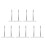 10Pièces Porte- Acier Plastique Multi Usage Extensible 4