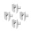 8Pcs Stainless Steel Drywall Corner Trowels Ergonomic Plastering Tools 10