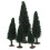 60Pcs Miniature Trees for DIY Scene Green Plastic Iron Model 1