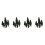 60Pcs Miniature Trees for DIY Scene Green Plastic Iron Model 6