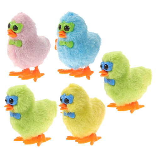 25Pcs Assorted Color ABS Wind Up Toys for Kids Easter