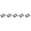 5Sets Silver Stainless Steel Multi-Function Nail Powder Mixing Cups 9