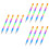 36Pcs Creative Rainbow Building Block Pencils Set for Kids 4