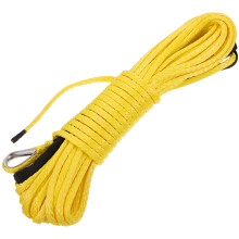 1St Gele Auto Sleepkoord Met Nylon En Rvs Voor Trucks En Aanhangers