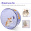 Violet Plastic Hamster Wheel Silent Running Toy for Pets 5