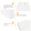1Pc White Cotton False Collar Women High Collar Decorative Accessory 3