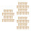42Pairs Copper Making Rivets for Secure Wooden Handle Fastening 5