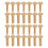 42Pairs Copper Making Rivets for Secure Wooden Handle Fastening 3