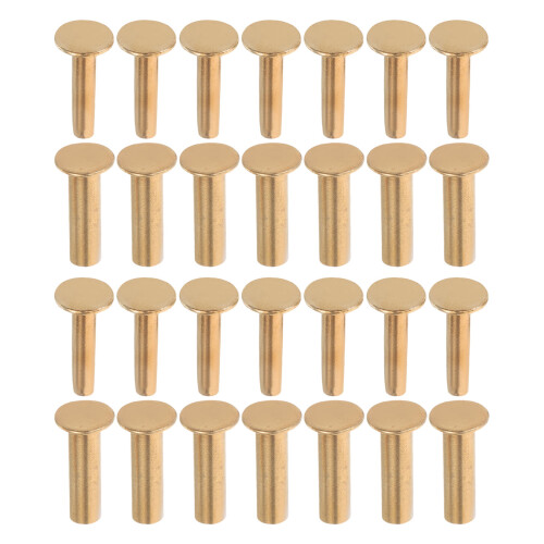 42Pairs Copper Making Rivets for Secure Wooden Handle Fastening 2