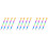 36Pcs Creative Rainbow Building Block Pencils Set for Kids 3