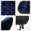 5Pcs Saxophone Head Storage Container Portable Oxford Cloth Black Case 6