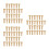 42Pairs Copper Making Rivets for Secure Wooden Handle Fastening 8