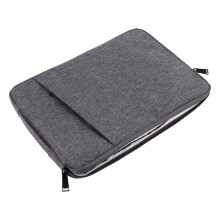 3St Donkergrijze Laptop Tas Reistas Met Beschermhoes