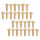 42Pairs Copper Making Rivets for Secure Wooden Handle Fastening 2
