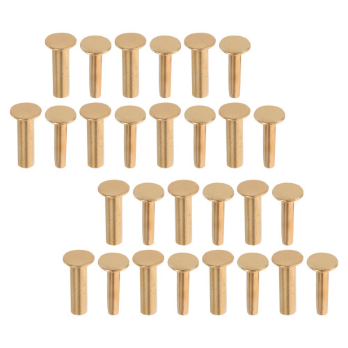 42Pairs Copper Making Rivets for Secure Wooden Handle Fastening 1