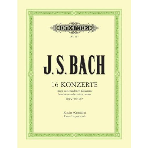 Concertos after various composers Other Book