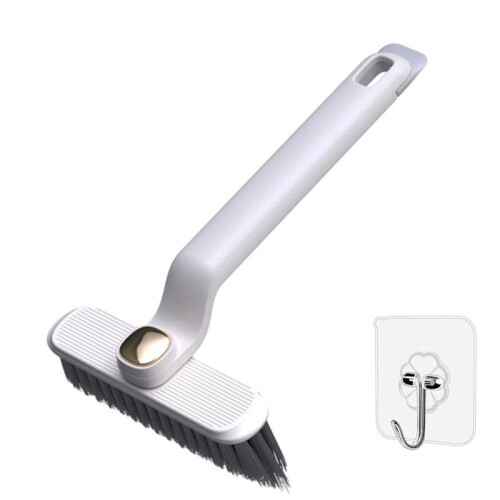 Multifunction Rotating Crevice Cleaning Brush 360Rotating NoDead Corners Hard Bristle Space Brush for Bathroom&KitchenA
