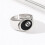 8  Pool  Ring,Adjustable Number Black 8 Eight Pool Billiard Ring, for Pool Lovers, Billiards Men'S Ring 3