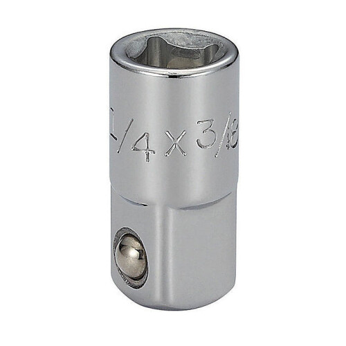 (1/4 to 3/8 M Adapter)Universal Steel Socket Adapter With Chrome Finish For Power Tools Use Workshop
