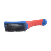 Professional Household Wire Brush Not Shed Metal Steel Brush Burnishing Rust Removal Multipurpose Cleaning Brush