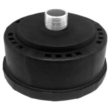 1 Peças 25mm/1 Polegada Filtro de Silêncio Redutor de Ruído Do Compressor de Ar, Filtro Silenciador Redondo de Concha de Plástico