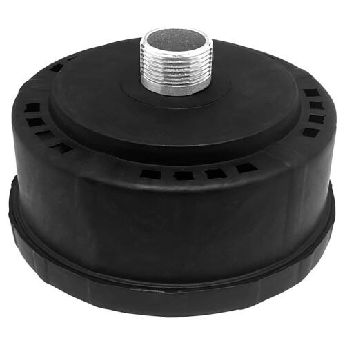 1pcs 25mm/1Inch Air Compressor Noise Reducer Silence Filter,Plastic Shell Round Muffler Filter