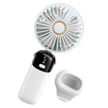 Handheld Fans, Foldable Portable Fans, USB Rechargeable Fans are A Must-Have for Summer,White