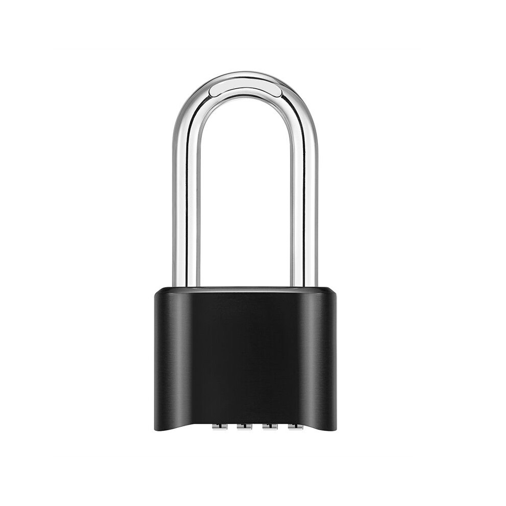 Shackle Combination Lock, Large Outdoor Padlock,Design Of Hidden Password, Resettable Combination Lock Long 6031417157203