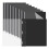 10 Pack Report Covers with 3 Prongs Fasteners,Presentation Folders, Plastic Report Folder with Black Back Covers 1