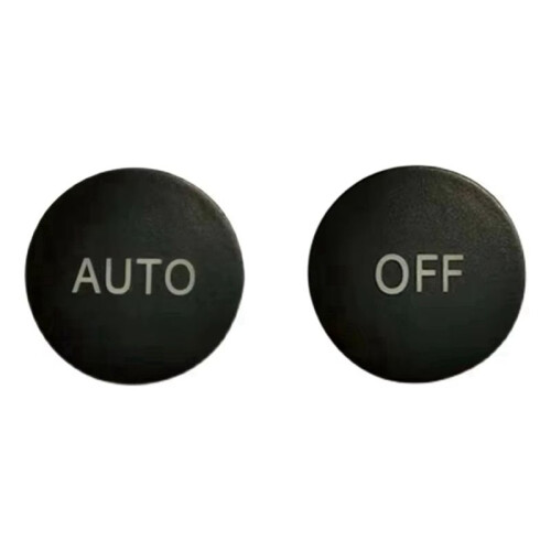 For   Car Air Conditioning  Knob AUTO Button Cover OFF Panel Round Accessories
