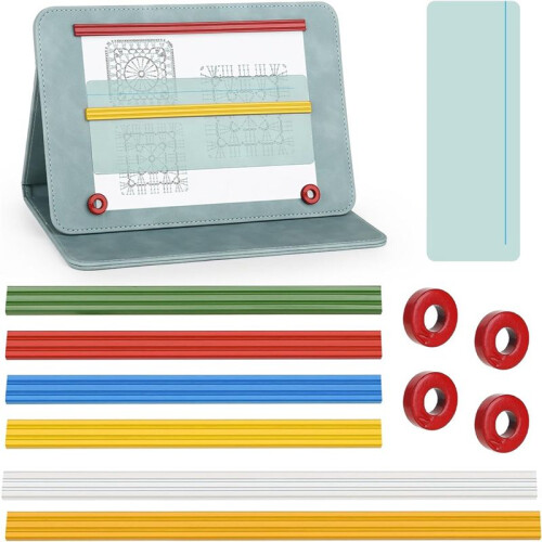 Magnet Replacement Set for Knitting Chart Keeper, 11PCS Magnet Pattern Holders Replacement Knitting Tool Set 2