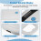 Microchip Reader RFID 134.2Khz, Pet ID Microchip Scanner with 0.91 Inch High Brightness OLED Display for Animal Tracking 5