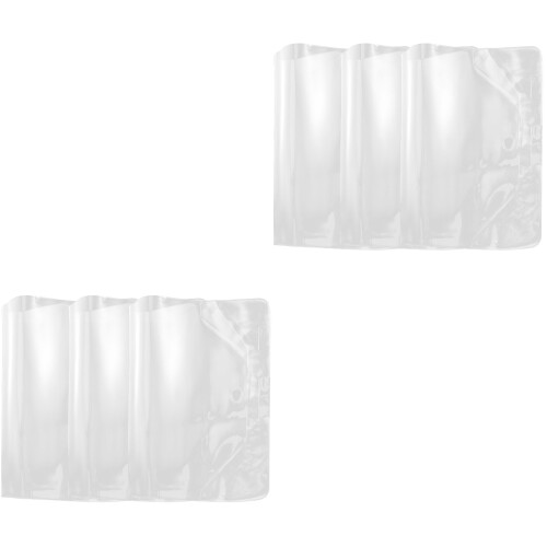 6Pièces Couverture Scolaire Transparente En Plastique Robuste 2