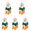 5St Mini Dromenvangers Macramé Wanddecoratie Assorti Kleuren Set 2