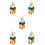 5St Mini Dromenvangers Macramé Wanddecoratie Assorti Kleuren Set 8