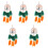 5St Mini Dromenvangers Macramé Wanddecoratie Assorti Kleuren Set 3