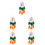 5St Mini Dromenvangers Macramé Wanddecoratie Assorti Kleuren Set 6