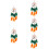 5St Mini Dromenvangers Macramé Wanddecoratie Assorti Kleuren Set 10