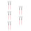 5Paires Brosse Drum Rose Bois Acier Pour Jazz 11