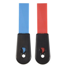 2-in-1 Self-Sharpening Cleaning Scrapers & Hook Scrapers, Safe for Non-Stick - Pack of 2, Parties Mix