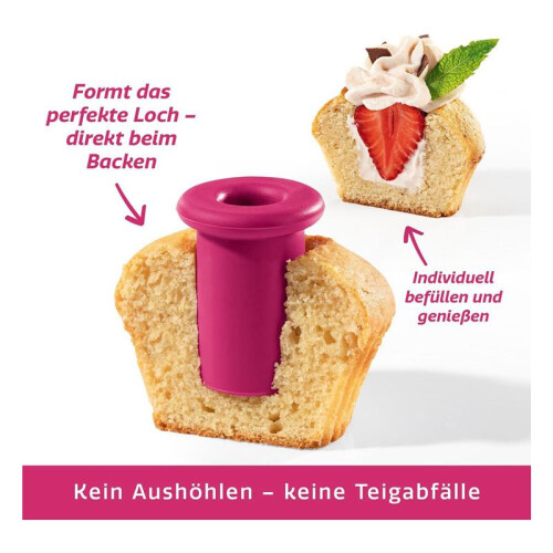 Muffin Cake Hole DIY Pastry Cupcake Cored Remove Device Plunger Cutter Baking Decorating Digging Holes Tools 6Pcs 2
