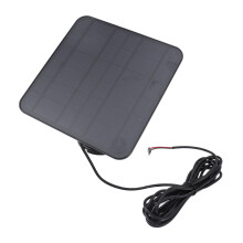 6V 5W Schwarzes Solarmodul, 9,8 ft Kabel, 360 Montagewinkel