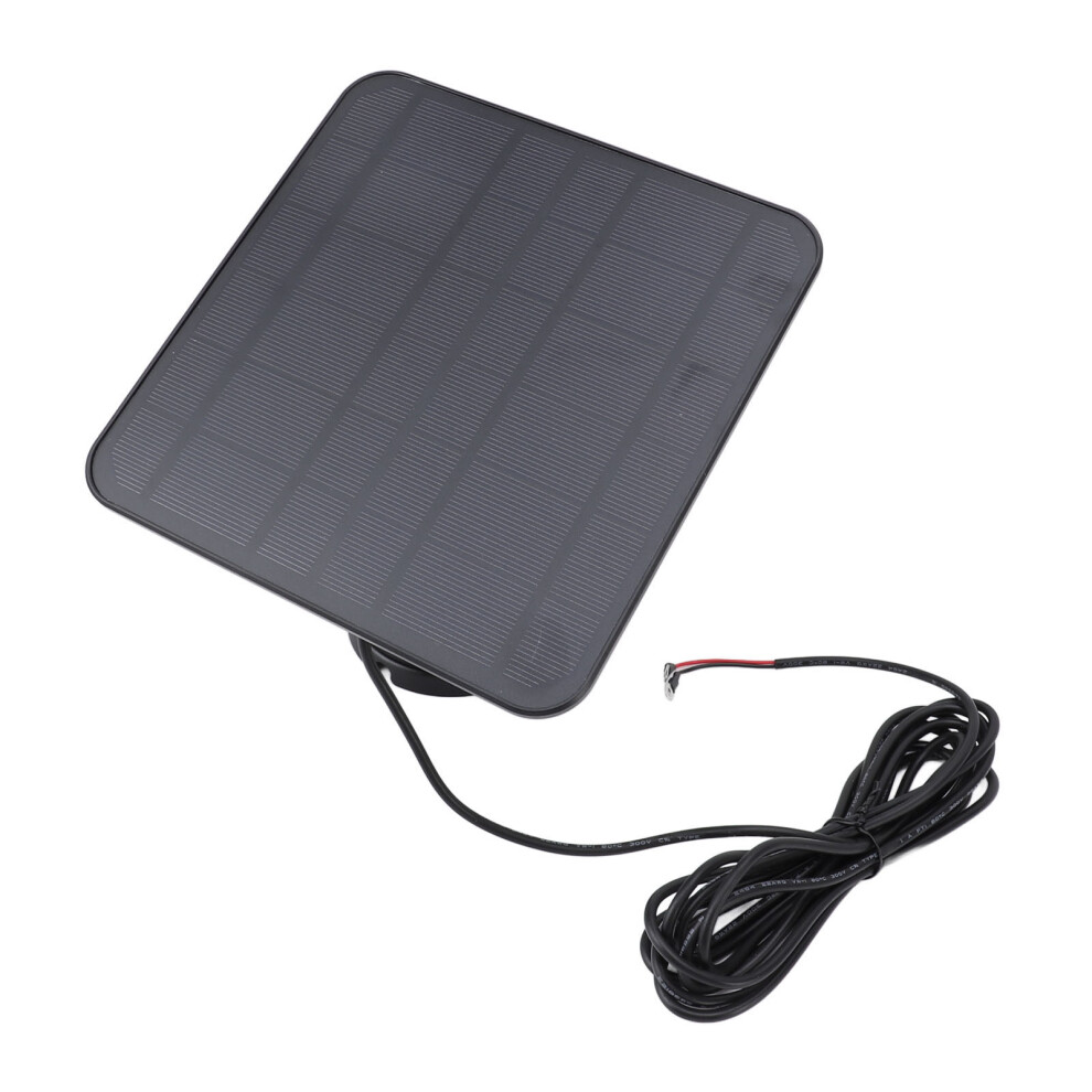 6V 5W Solar Panel For Video Doorbell, 9.8Ft Cable, Waterproof 4921385674821