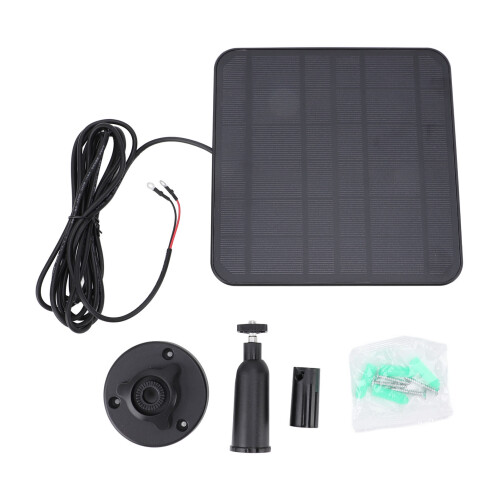 Panel solar de 6V 5W IP65 para timbre de video 9.8 ft 1