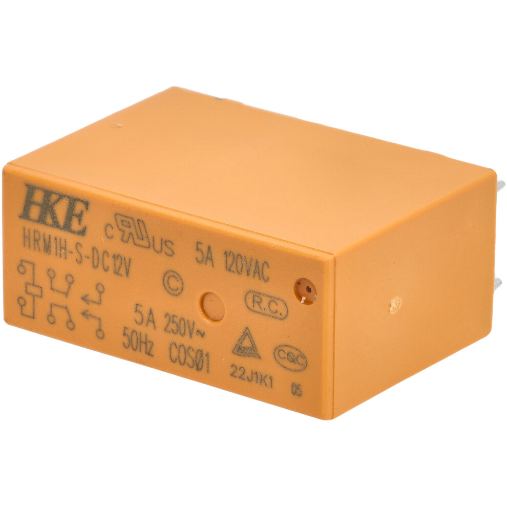 R-Tech 616302 Rt140ff High Sensitivity Pcb Relay, Dpdt 12Vdc 5A 5053556018819
