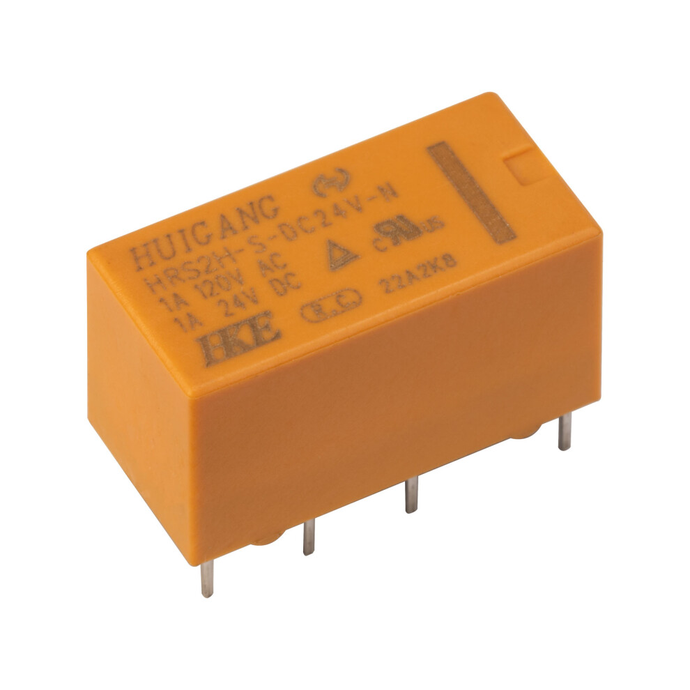 R-Tech 616290 Rtd27 High Sensitivity Signal Relay 24Vdc Dpdt 1A 20.39.911.4Mm 5053556008377