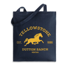 Yellowstone Tote Bag (Unisex Blue)