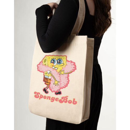 SpongeBob SquarePants SpongeBob SquarePants Tote Bag (Unisex Beige) 1