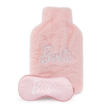 Barbie Hot Water Bottle With Eye Mask (Womens Pink)
